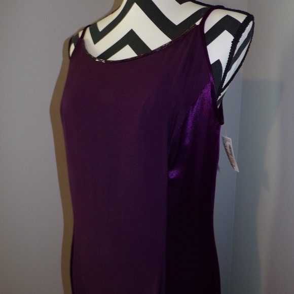 Jessica McClintock Sz 13/14 Large Purple Dress - Picture 5 of 7